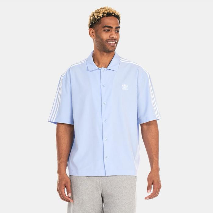 Kemeja Adidas Originals Adicolor Classics Shirt Blue
