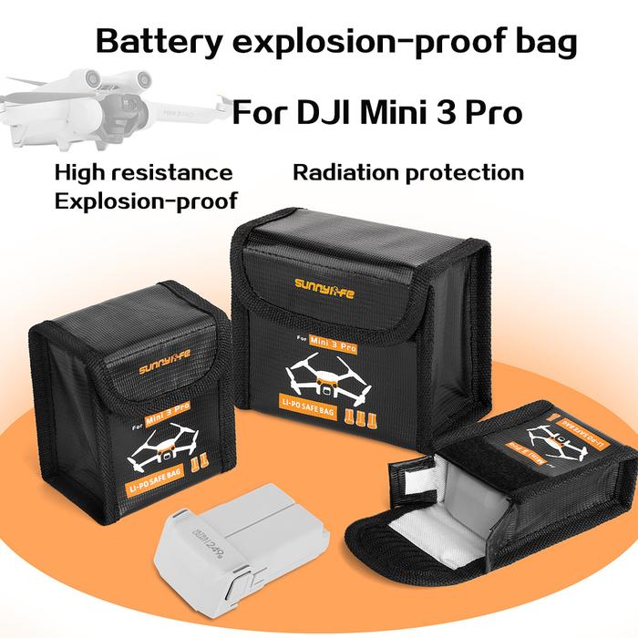 for DJI Mini 3 Pro Drone Battery Explosion-proof Bag for DJI Mini 3