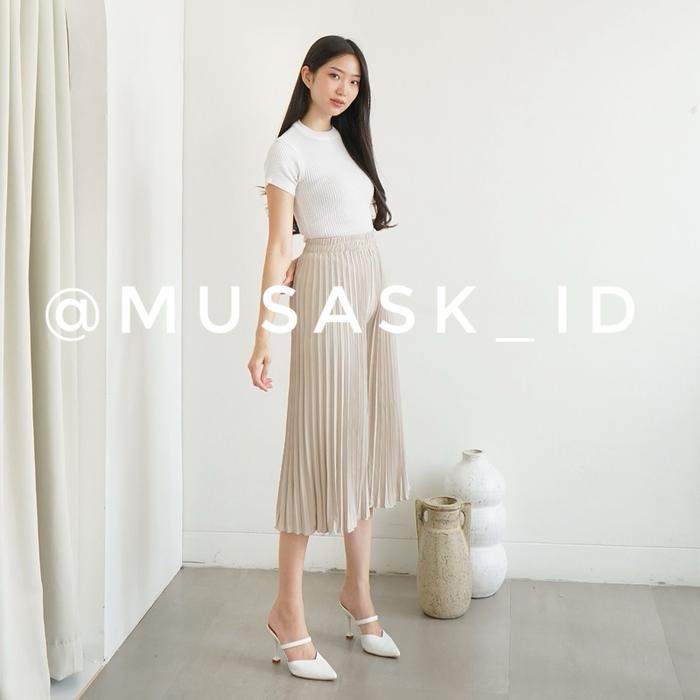 KULOT PLISKET MIDI / CELANA MIDI / KULOT MIDI ALLSIZE / R05