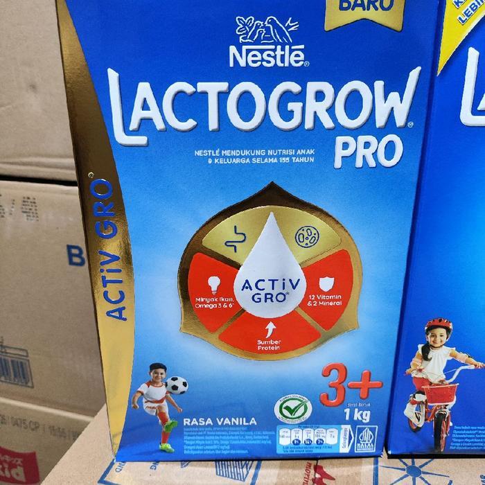 lactogrow 3+ 1kg madu/vanila