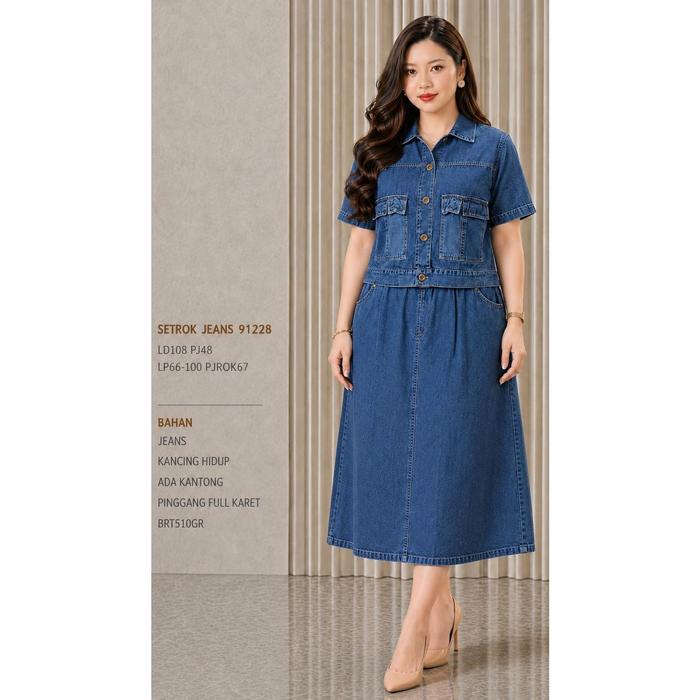 NEW SET ROK JEANS RATNA91228RATNA 510GRAM
