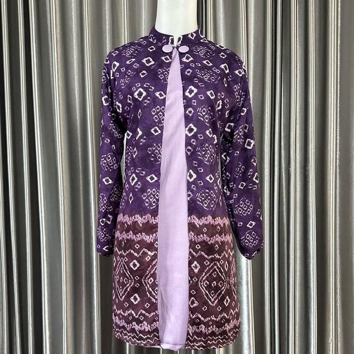 Tunik Outer Jumputan Dolby tunik camilia