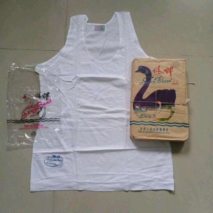 Kaos dalam singlet swan | ORIGINAL | Kaos dalam pria swan ukuran besar
