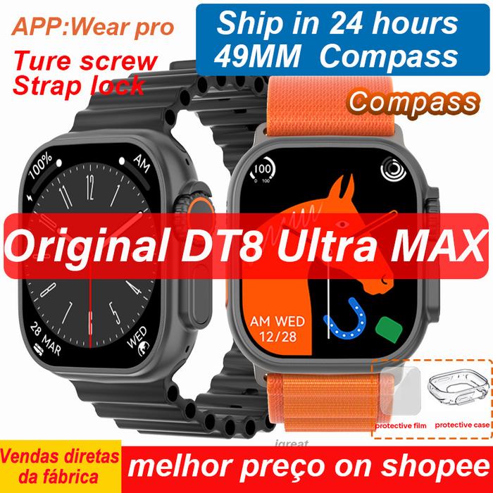 DT8 Ultra Max Series 8 Ultra Smart Watch Compass 49MM NFC GPS Tracker