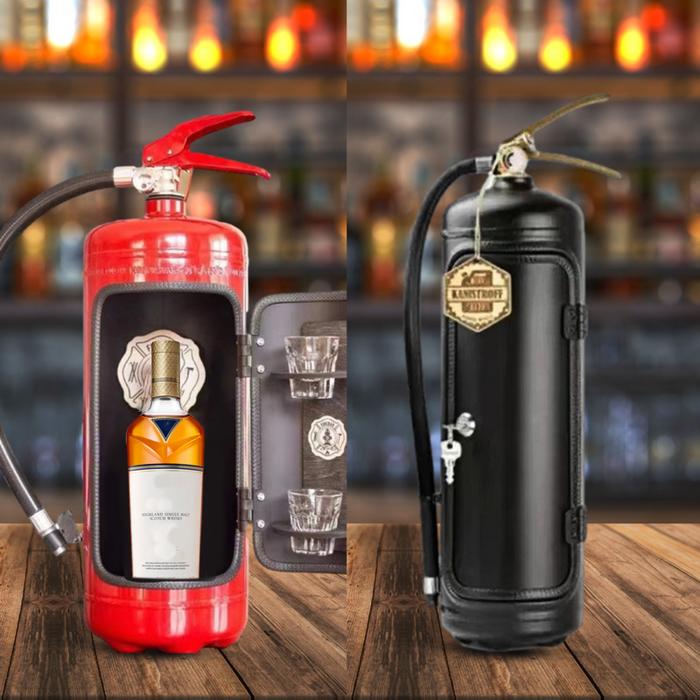 Storage Box Mini Fire Extinguisher Gift Portable Small Bar For Whiskey Lovers Home Bar Wine Storage