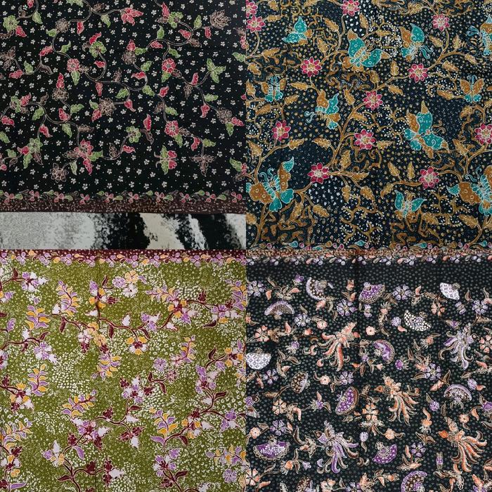 kain batik tulis lasem kode JK mlatar & 4 warna tematik