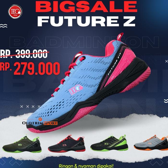 Sepatu Badminton HiQua Future Z Original 100%