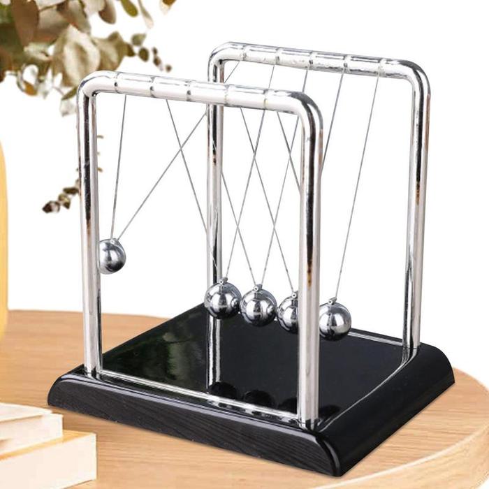 2023 New Newton Cradle Metal Pendulum Ball Newtons Cradle Steel