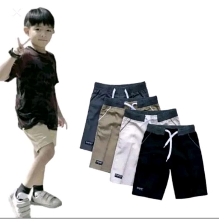 (Paket 3pcs) Celana pendek anak usia 5-10 tahun corgo kempol Fashion
