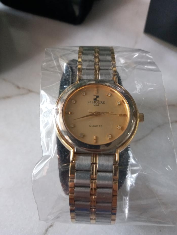 Arloji Watch 25 Hours USA Quartz Jam Tangan Vintage Buatan Amerika Serikat Kondisi Baik Dalam Boks