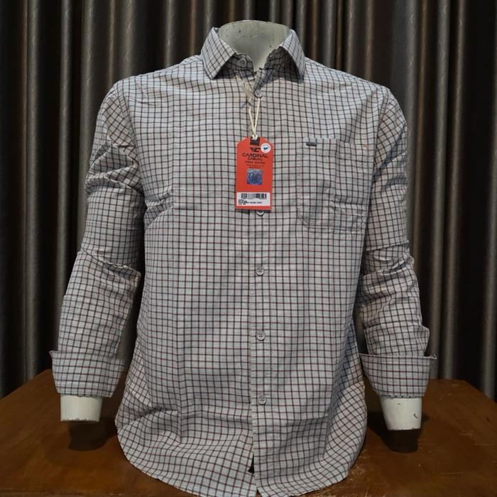 Kemeja Pria Lengan Panjang Cardinal Kasual Premium New Serries Original
