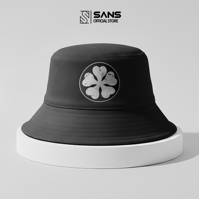 Topi Bucket Hat Casual62 Trebol Asta ikon Black clover - Bucket Hat Original Hight Quality Unisex