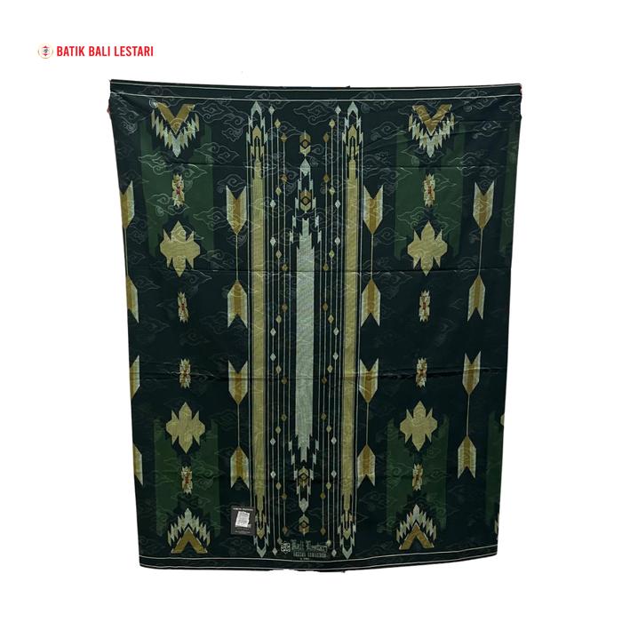 Batik Bali Lestari Sarung Samarinda Hijau & Biru ( 3512 )