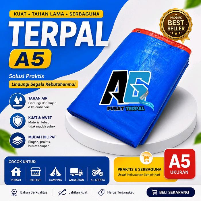 Terpal Lembaran Korea A5  Jumbo Ukuran 8x8 8x9 8x10 9x9 9x10 10x10 10x20 Meter