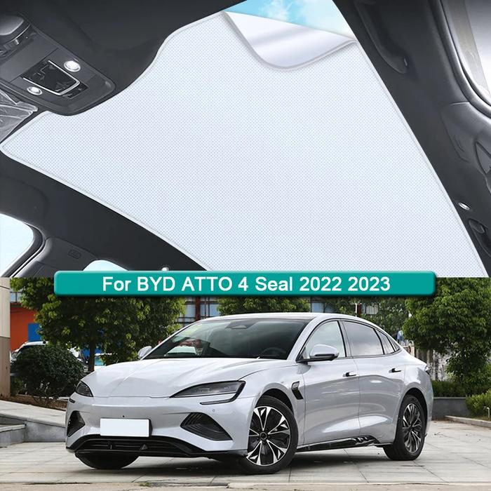 Roof Sunshade For BYD ATTO 4 Seal 2022 2023 Electrostatic Adsorption Sunroof Sunshade Skylight Blind