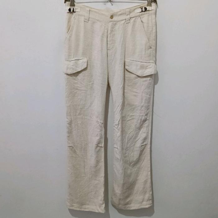 AYUITE by Issey Miyake Linen Cargo Pant Made in Japan