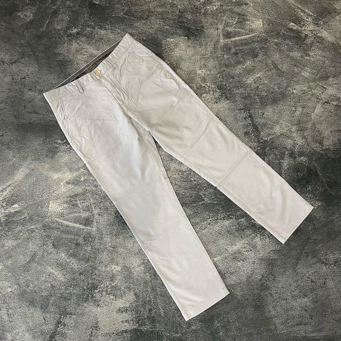 Celana Chinos g2000 pria warna silver