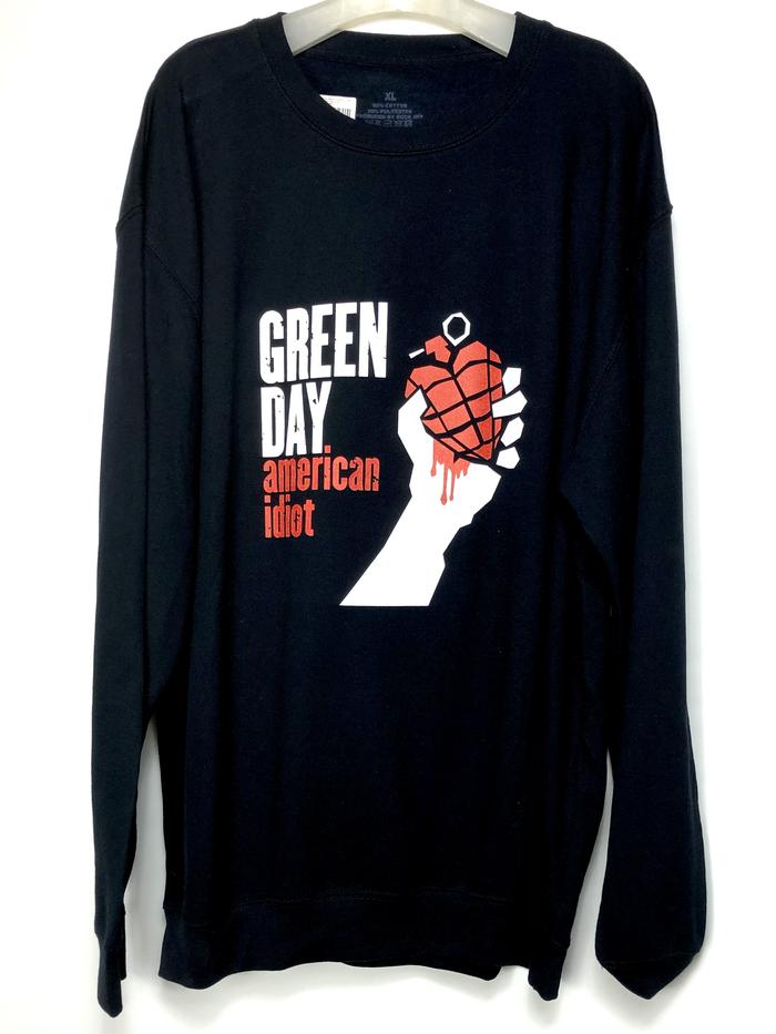 [OUTERWEAR] Green Day American Idiot Crewneck (Green Day Official) - XL