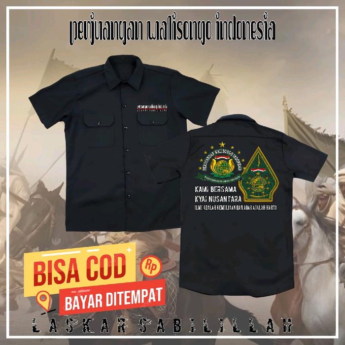 WORKSHIRT LASKAR SABILILLAH TERBARU-KEMEJA ULAMA NUSANTARA-KEMEJA MAJILIS INDONESIA-KEMEJA PERJUANGA