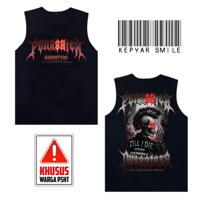 Singlet PSHT PUNKSHTER NUSANTARA Free Stiker