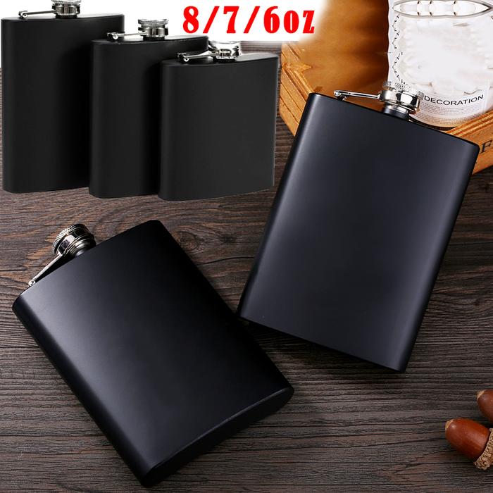 6/7/8oz Stainless steel hip flask pocket hip flask whiskey