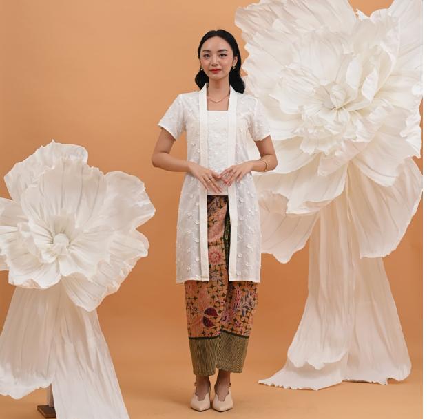 SET ROK Lilit Encim P0462, Rok lilit batik wanita modern