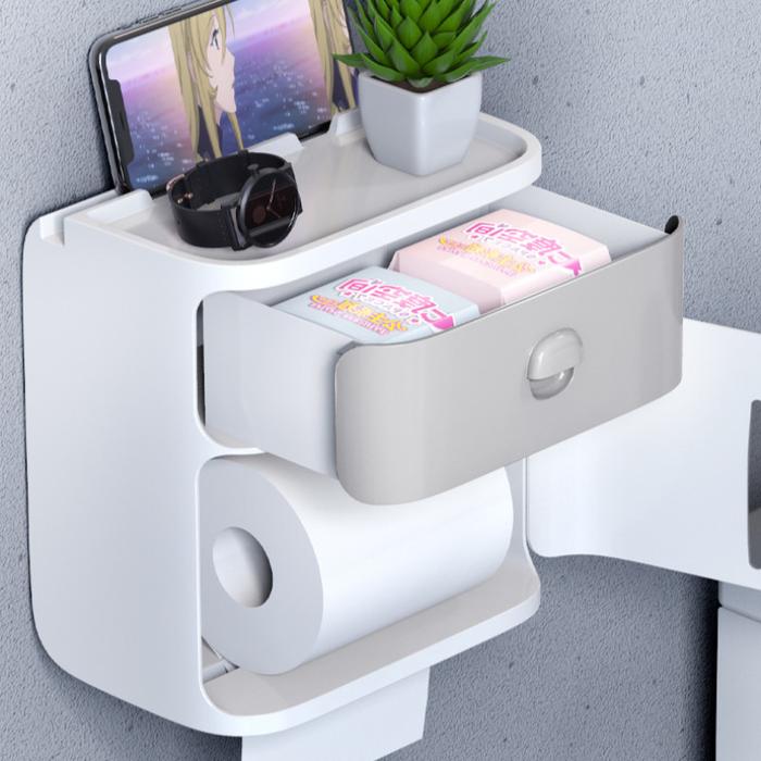 Toilet tissue box Wall Mount Toilet Tissue Box Paper Holder