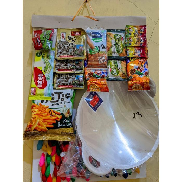 cabutan balon berhadiah rp500 isi 100pcsWJ