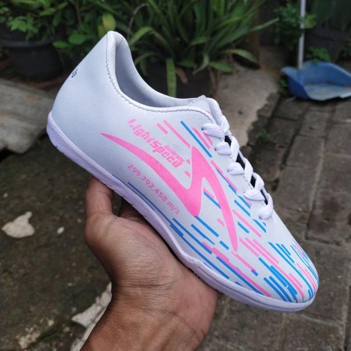 Sepatu Futsal Anak SPECS LS Reborn Putih Ping