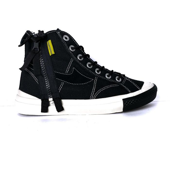 CAMPUSS - Fxxking High Resleting Hitam Putih Kuning - Sepatu Sneakers Casual