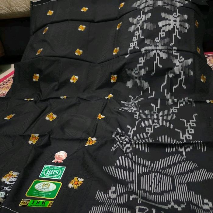 SARUNG BHS JTB JSK JSI SUTERA SPUNSILK 210 HITAM LIMITED EDITION