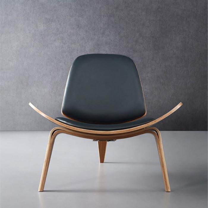 Desain Minimalis Kreatif Santai Kayu Solid Nordic Kursi Sofa Tunggal