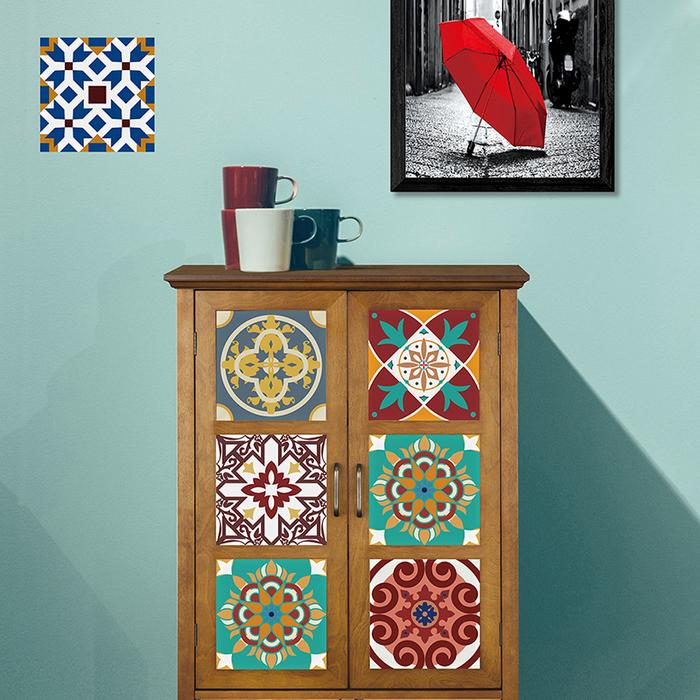 Terlaris, 10PCS Tile Stickers Kitchen Backsplash Wall Sticker