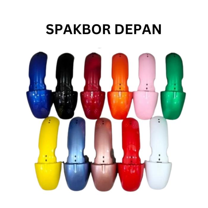 Spakbor Depan Sepeda Listrik Warna Beragam