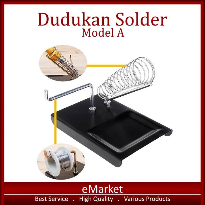 Dudukan Solder / Stand Holder / Tempat Solder / Tatakan Solder / Soldering Holder
