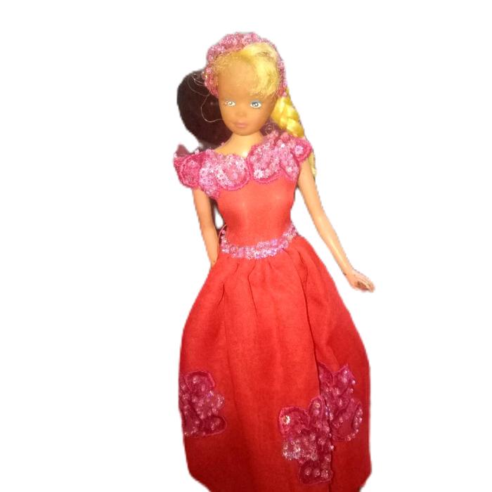 baju barbie dari bahan brukat/ baju mainan
