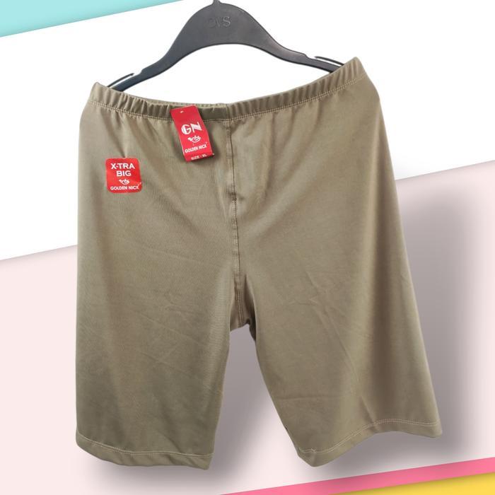 Promo K364T Golden Nick Short Pants Jumbo Wanita Dewasa dan Remaja, Celana Short, Legging Pendek Siz