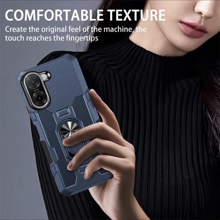 Casing Untuk Xiaomi Redmi A5 Ring Armor Robot Case Kickstand Hybrid/Ring Holder Tpu Handphone Hardca