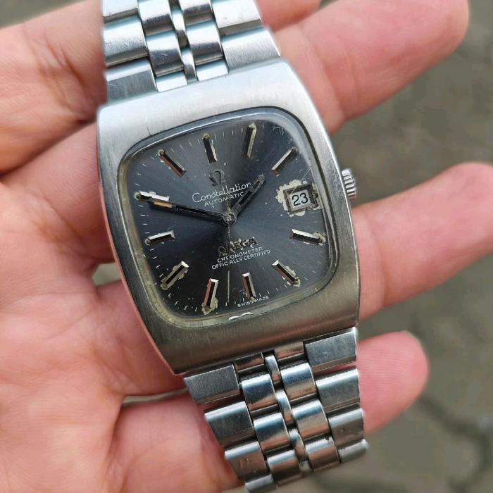 omega constellation automatic geneve deville