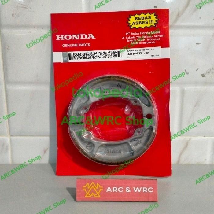 Kampas Rem Tromol Belakang Beat FI/Vario/Spacy/Scoopy/Vario 125/Beat // 43130KZL930