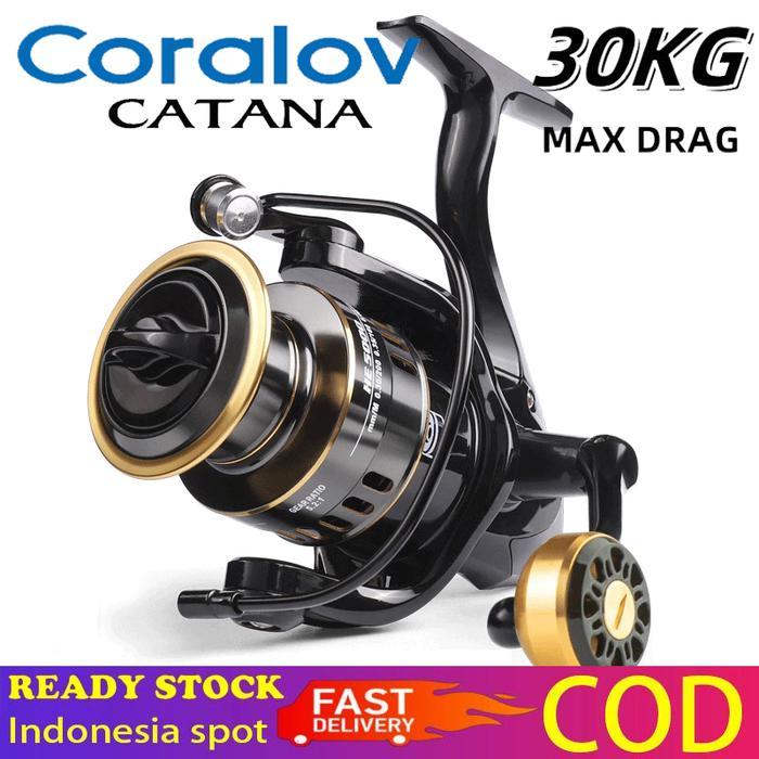 new - coralov reel pancing metal saltwater reel pancing tarikan full besi ril pancing murah kuat ree