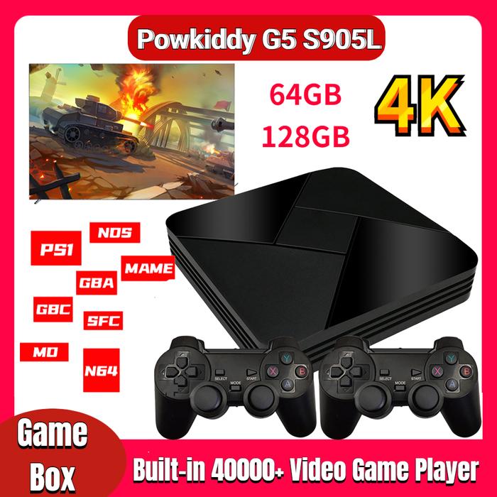 Powkiddy Game Box G5 Video Game Console S905L WiFi 4K HD Mini TV Box