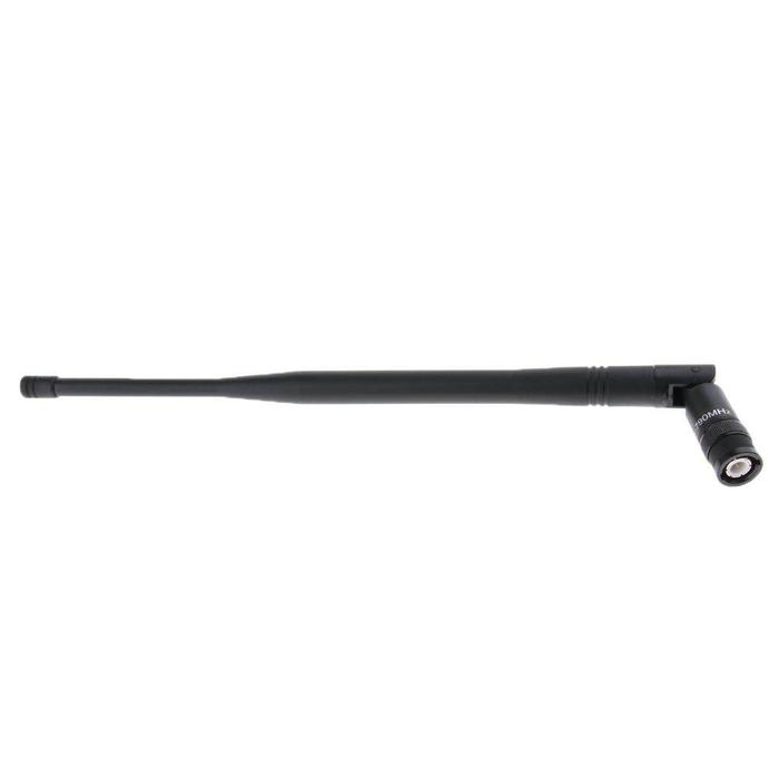 BolehDeals Handheld UHF Antena Mic Bagian Hitam, TNC BNC