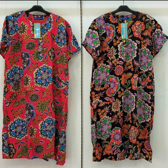 Daster Kencana Ungu Label Biru / Kub 09 / Daster Batik Kencana Ungu