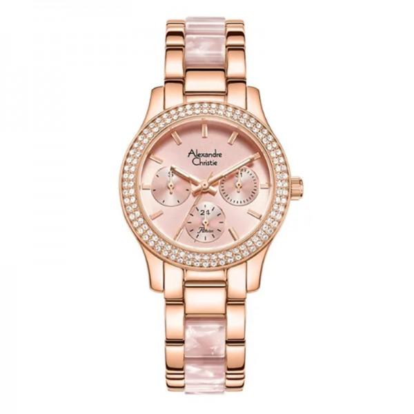 Alexandre Christie AC 2932 Rosegold Pink II BFBRGPNPN2 Jam Tangan Wanita