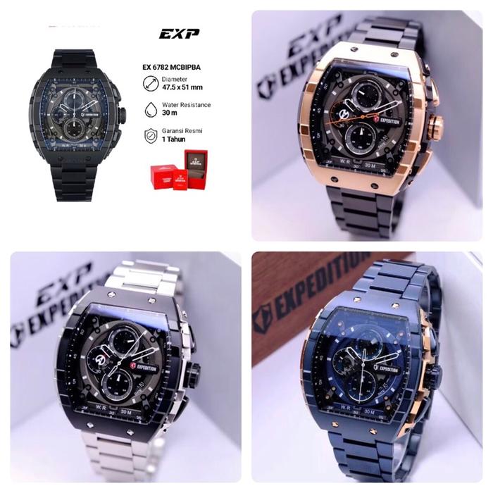 NEW’ EXP 6782MC JAM TANGAN PRIA EXPEDITION 6782MC / EXPEDITION 6782 /E 6782 [ORIGINAL]