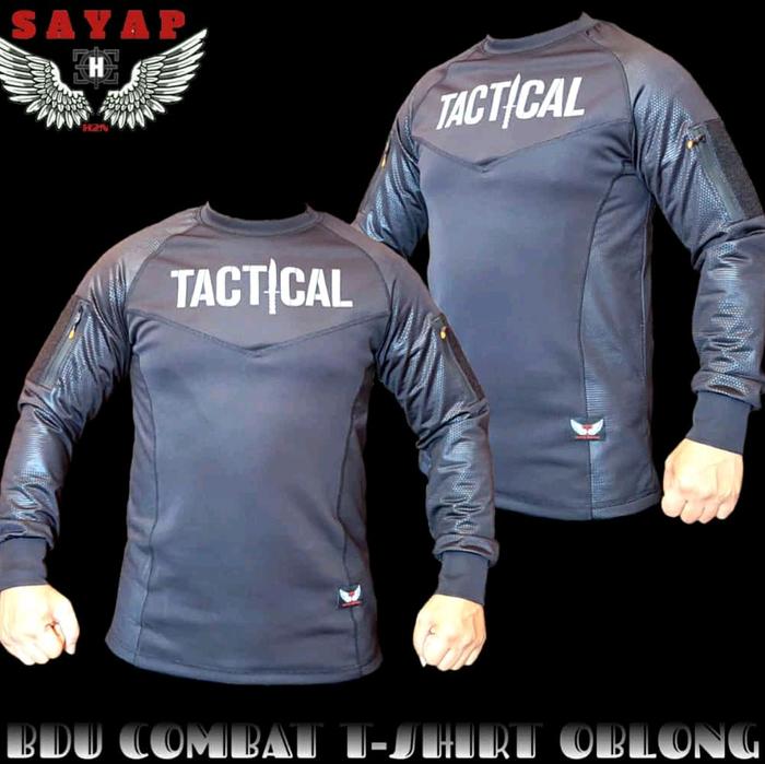 BAJU BDU TACTICAL SCUBA ORIGINAL SAYAP, BAJU BDU TACTICAL LENGAN PANJANG Hitam