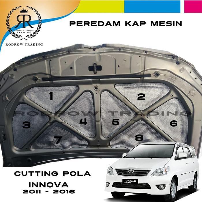 Peredam Mesin Mobil Innova / Cutting Pola Peredam Panas Mobil Innova
