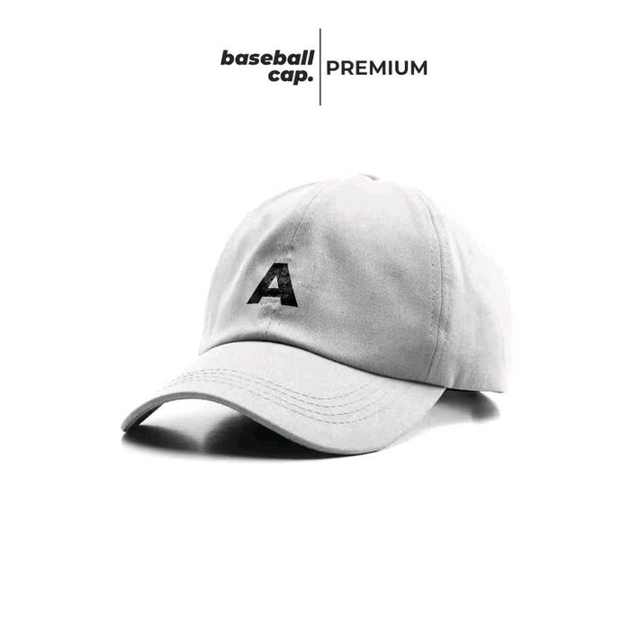 TOPI BASBELL CAPS UNISEX TOPI POLO HAT CAPS PREMIUM ORIGINAL PRIA WANITA  LOGO LETER A baseball & so