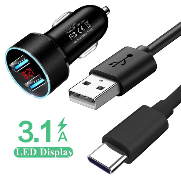 Fast Car Charger USB Phone Charger For Xiaomi Mi POCO X3 NFC M3 11